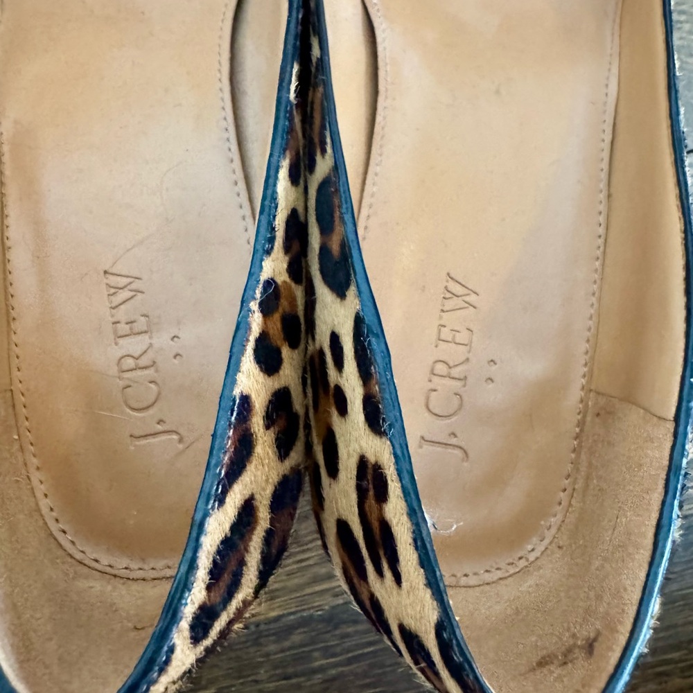 J Crew Leopard Print Women's Shoes - Picture 4 of 6